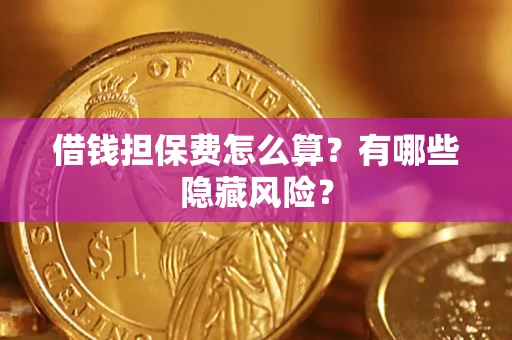 武汉借钱担保费怎么算？有哪些隐藏风险？