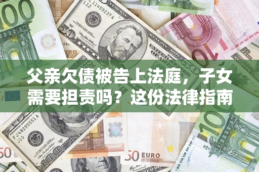 武汉父亲欠债被告上法庭，子女需要担责吗？这份法律指南必须看完