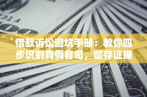 武汉借款诉讼避坑手册：教你四步识别真假官司，留存证据不踩雷
