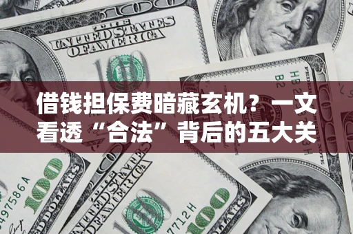 武汉借钱担保费暗藏玄机？一文看透“合法”背后的五大关键陷阱