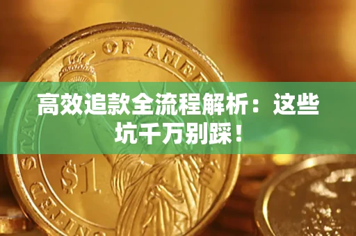 武汉高效追款全流程解析：这些坑千万别踩！