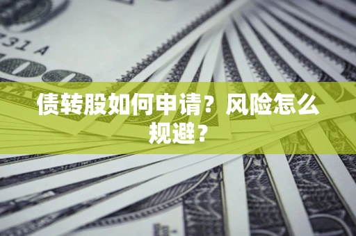 武汉债转股如何申请？风险怎么规避？