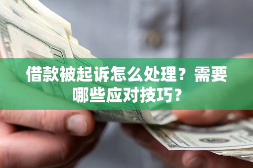 武汉借款被起诉怎么处理？需要哪些应对技巧？